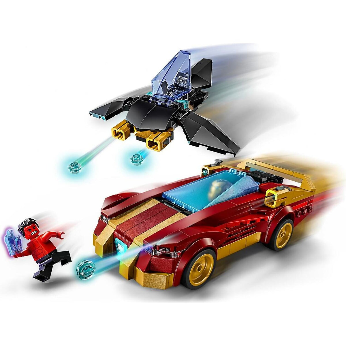 LEGO® 76310 Iron Man Car & Black Panther vs. Red Hulk - Marvel Super Heroes