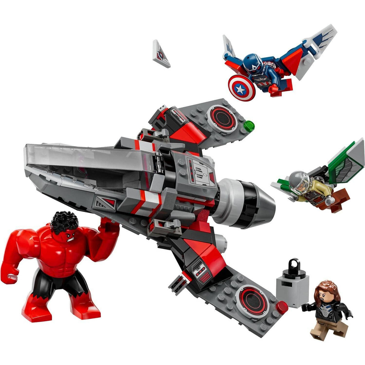 LEGO® 76292 Captain America vs. Red Hulk Battle - Marvel Super Heroes