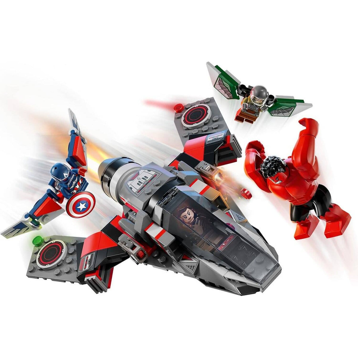 LEGO® 76292 Captain America vs. Red Hulk Battle - Marvel Super Heroes
