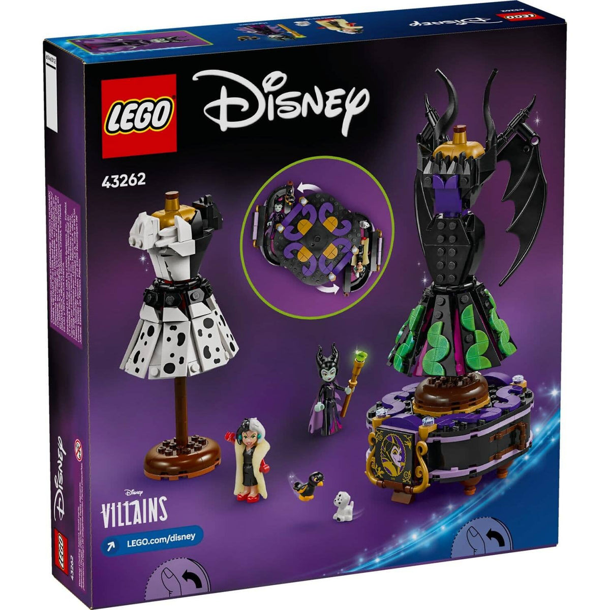 LEGO® 43262 Maleficent's and Cruella De Vil's Dresses - Disney