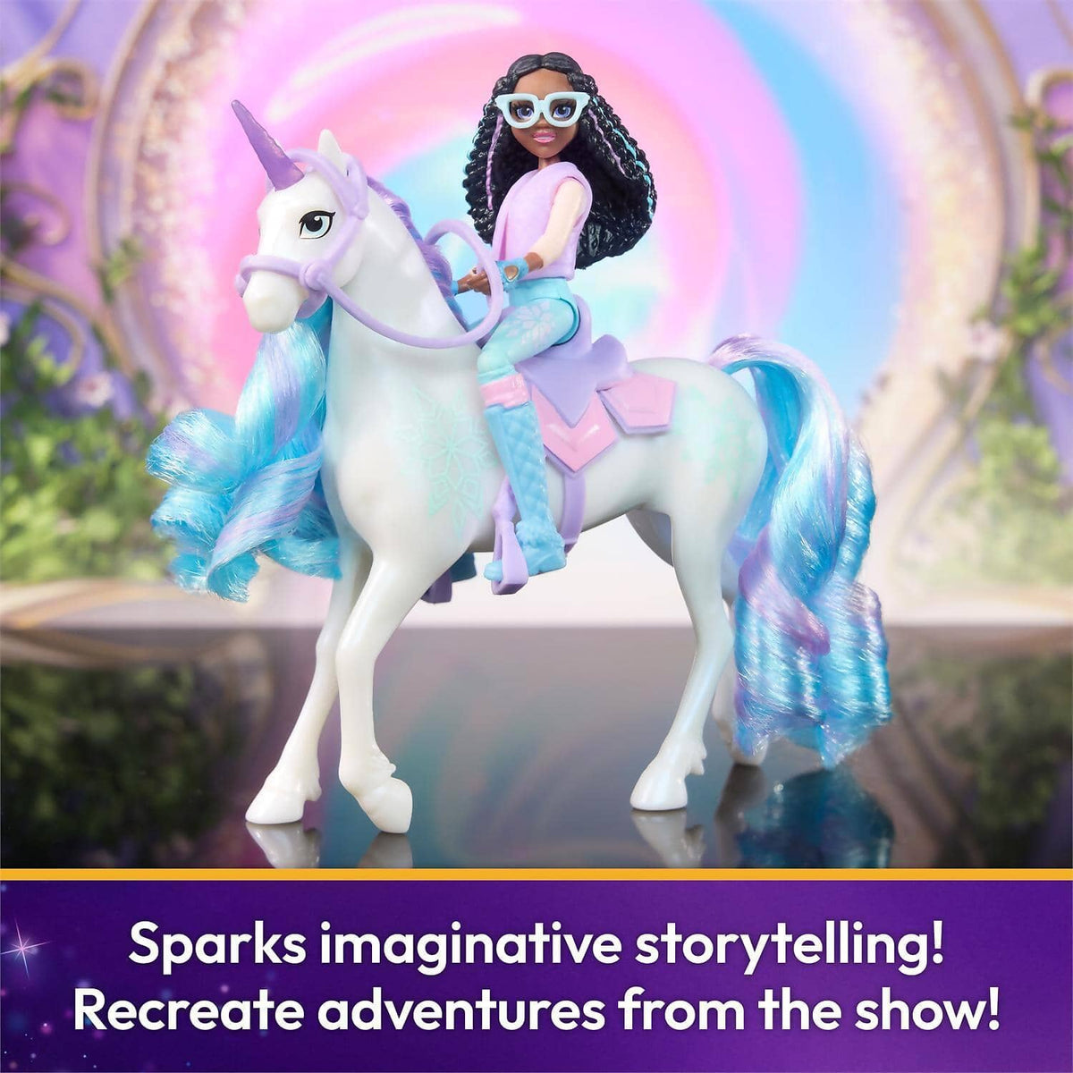 Unicorn Academy - Layla & Glacier Doll Set