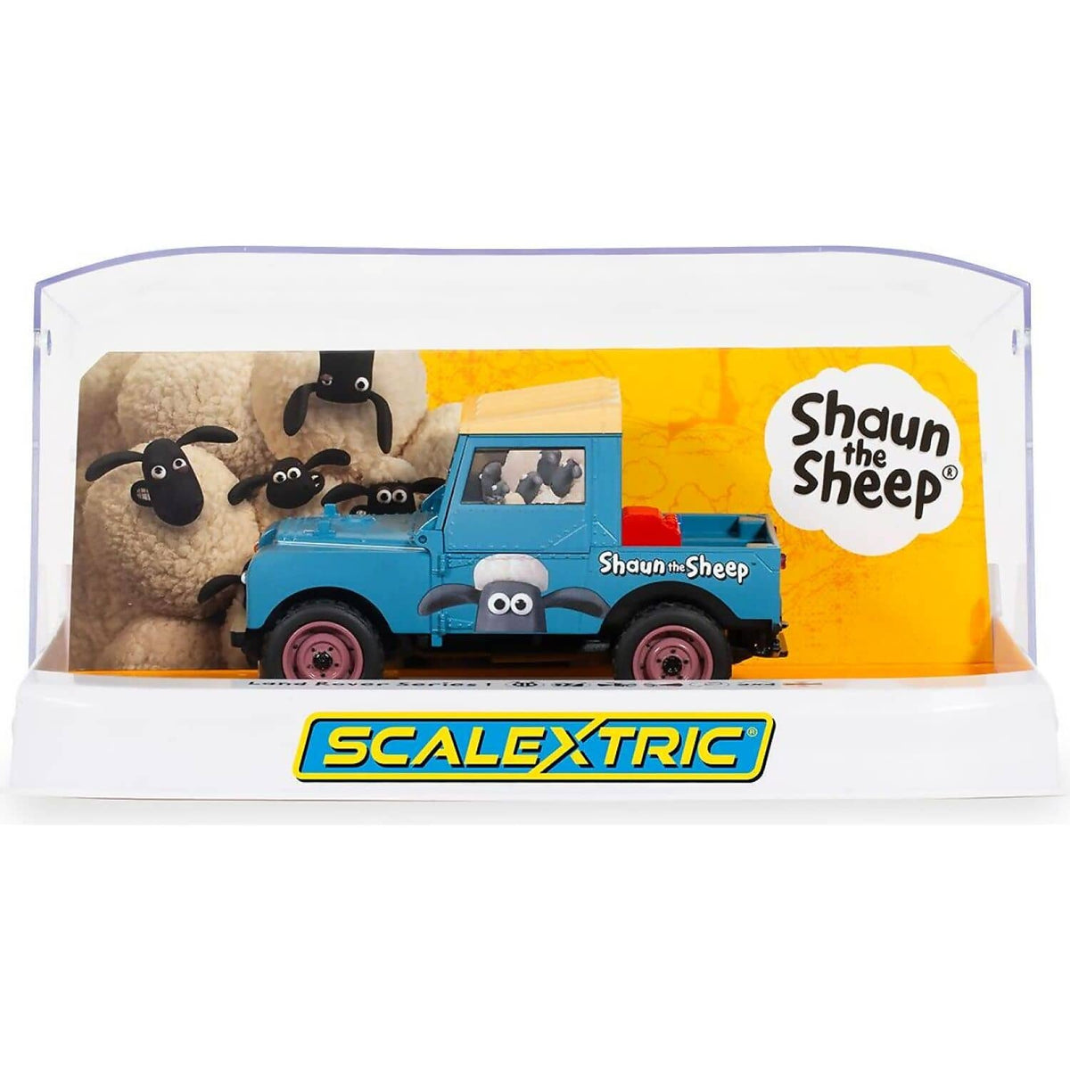 SCALEXTRIC - LAND ROVER SERIES 1 - SHAUN THE SHEEP C4543 - SLOT CAR