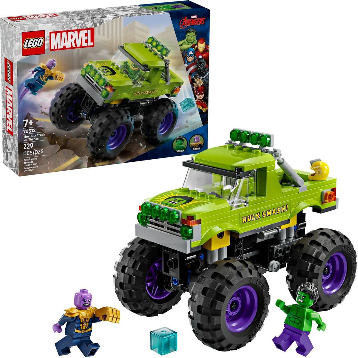 LEGO® 76312 The Hulk Truck vs. Thanos - Marvel Super Heroes