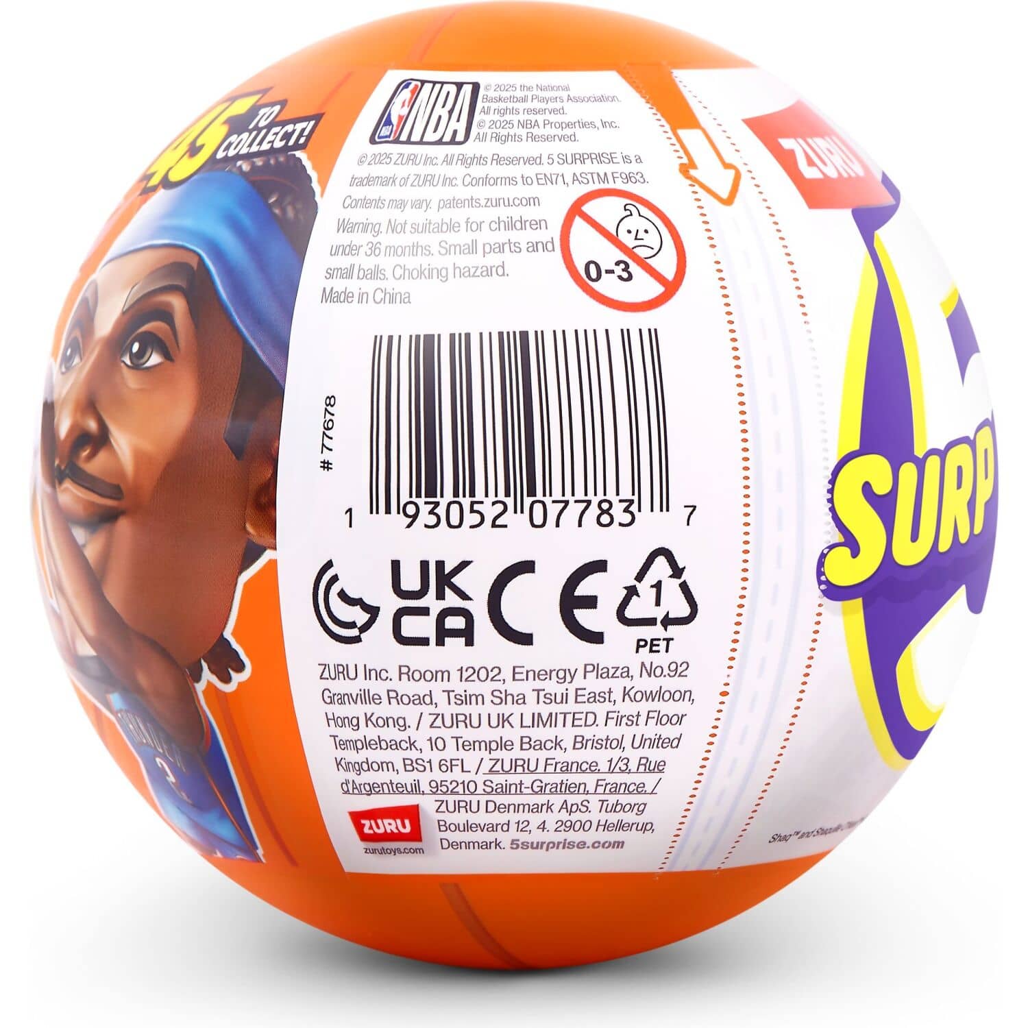 ZURU - 5 Surprise Nba Ballers Series2 Blind Capsule Assorted Styles
