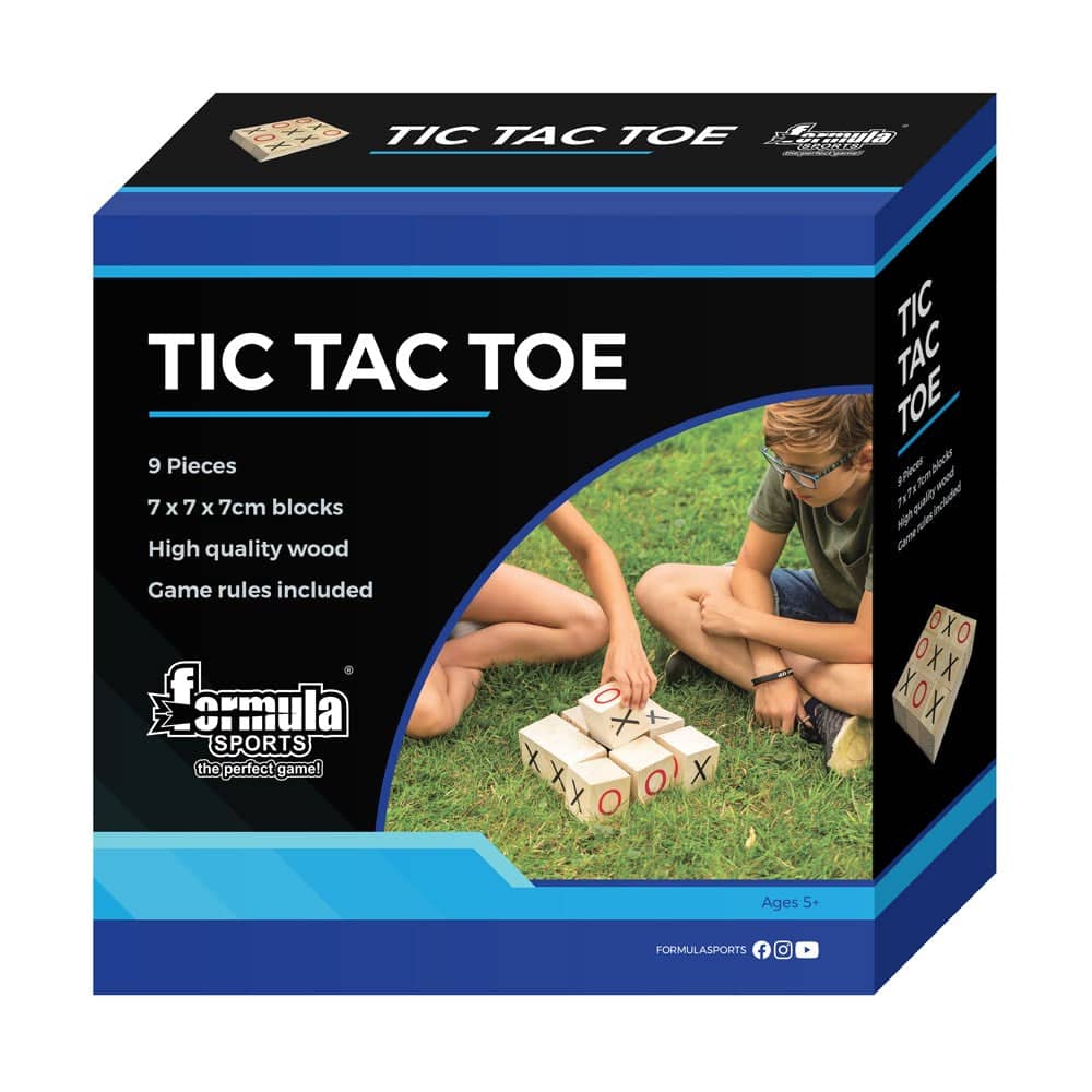 Formula Sports - Tic Tac Toe Wooden Game