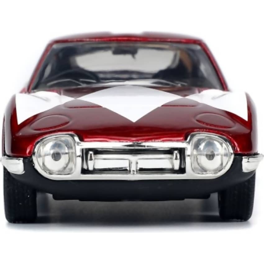 JADA TOYS - POWER RANGERS - 1967 TOYOTA 2000 GT WITH RED RANGER 1:32 SCALE DIECAST VEHICLE