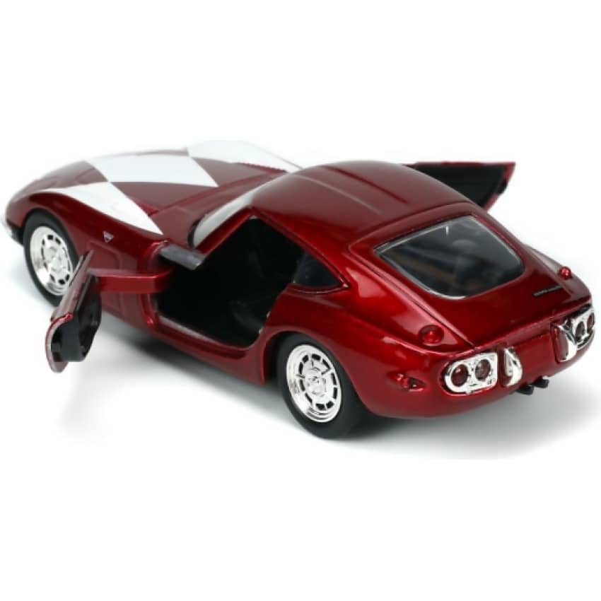 JADA TOYS - POWER RANGERS - 1967 TOYOTA 2000 GT WITH RED RANGER 1:32 SCALE DIECAST VEHICLE