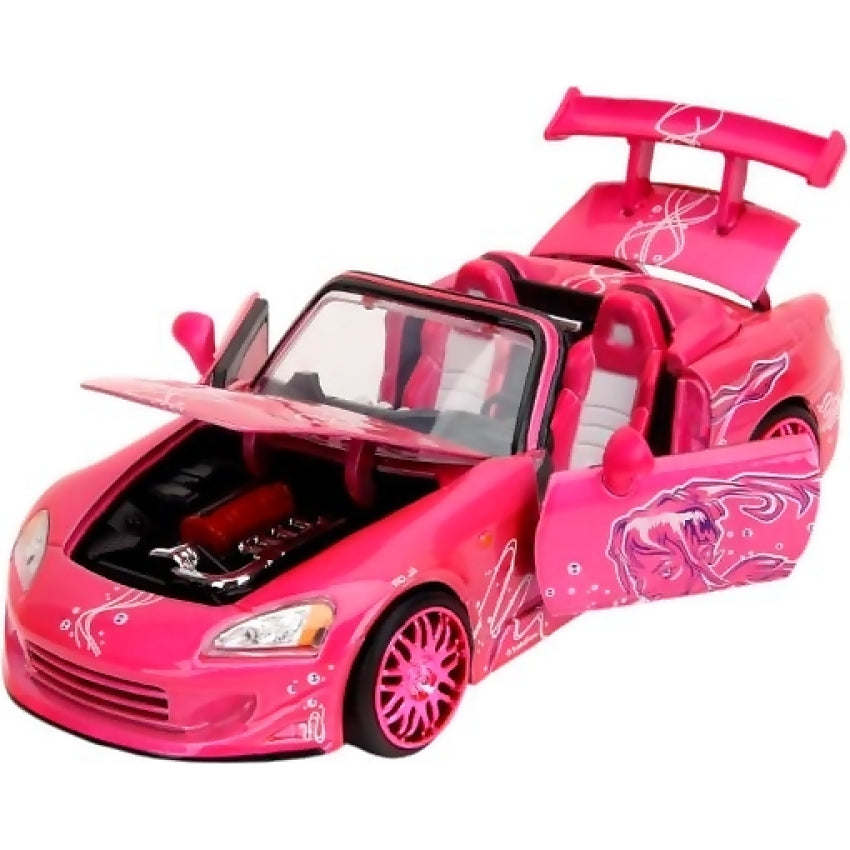 JADA TOYS - PINK SLIPS SUKI'S HONDA S2000 1:24 SCALE DIECAST VEHICLE
