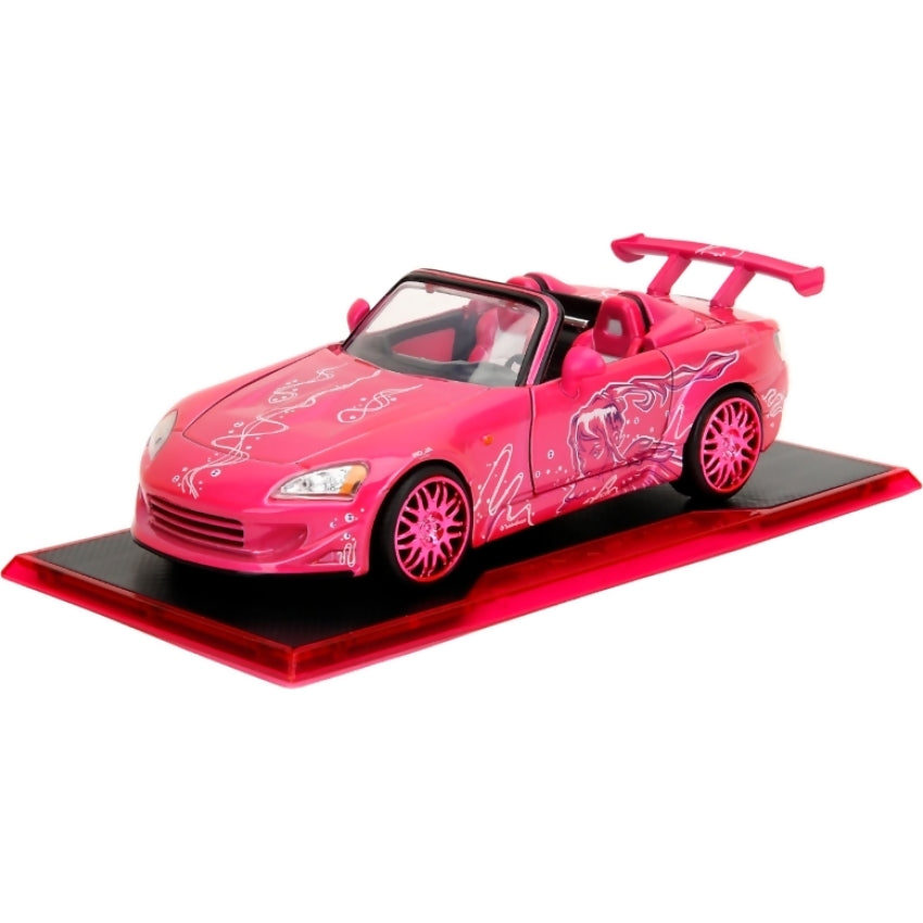 JADA TOYS - PINK SLIPS SUKI'S HONDA S2000 1:24 SCALE DIECAST VEHICLE