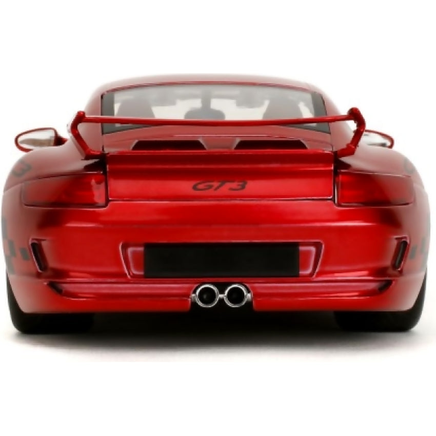 JADA TOYS - PINK SLIPS PORSCHE 911 TURBO (997) 1:24 RED SCALE DIECAST VEHICLE