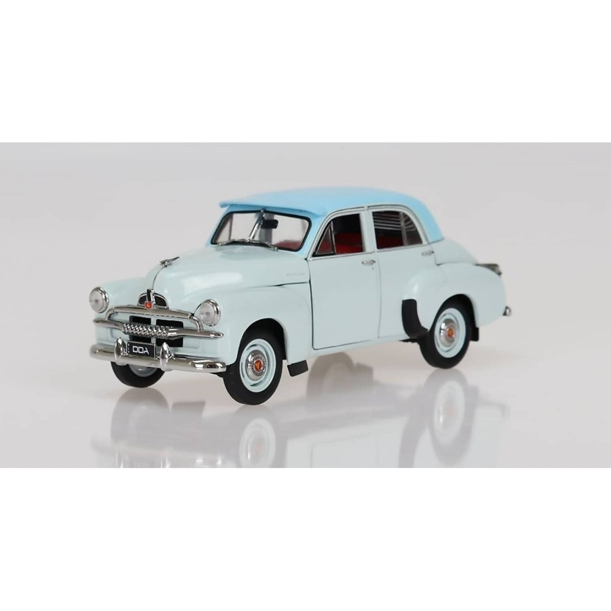 DDA COLLECTIBLES - 1:24 SCALE - 1953 2 TONE BLUE FJ HOLDEN SEDAN - DIECAST MODEL