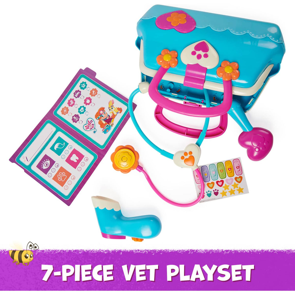 Vida The Vet - Vet's Bag Animal Figurine Playset - Spinmaster