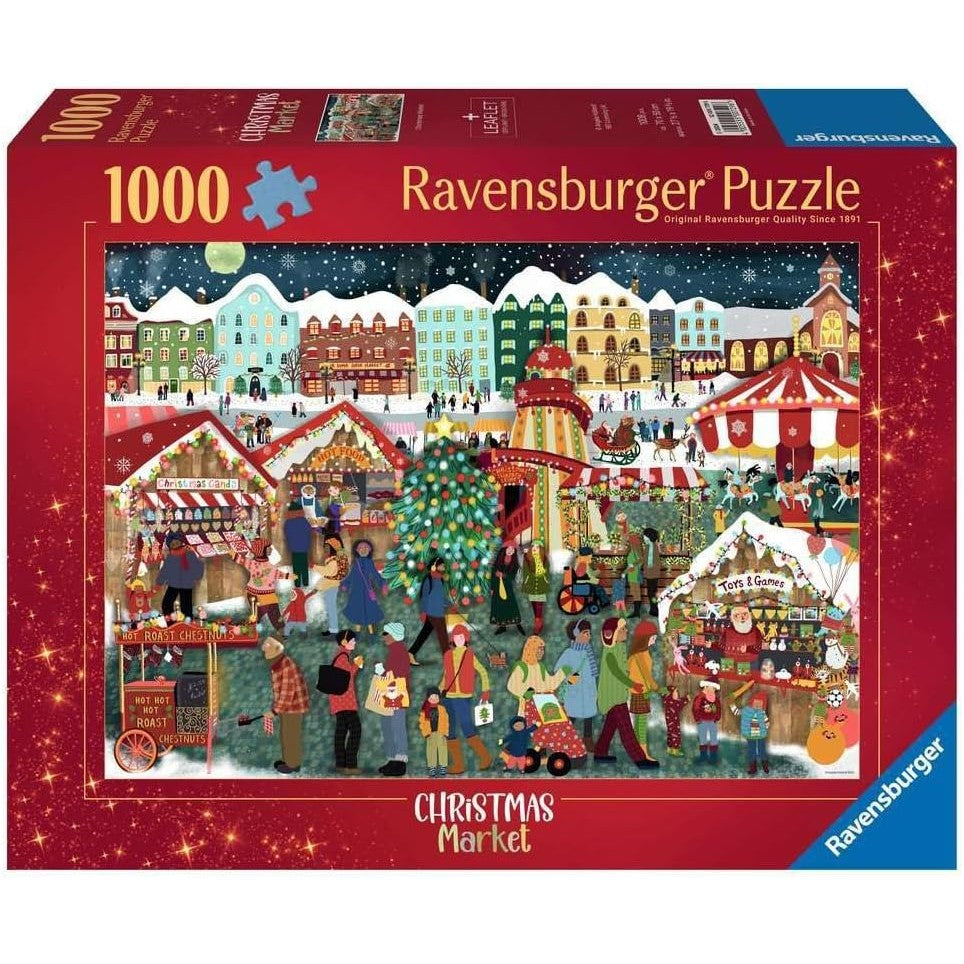Ravensburger - Christmas Market Jigsaw Puzzle 1000 Pcs