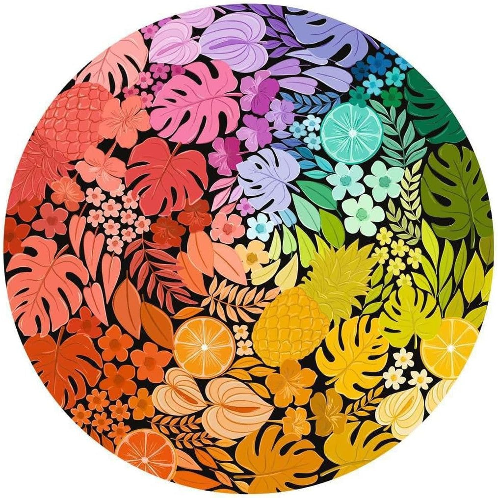 Ravensburger - Circle of Colors Tropical Circular Jigsaw Puzzle 500 Pieces