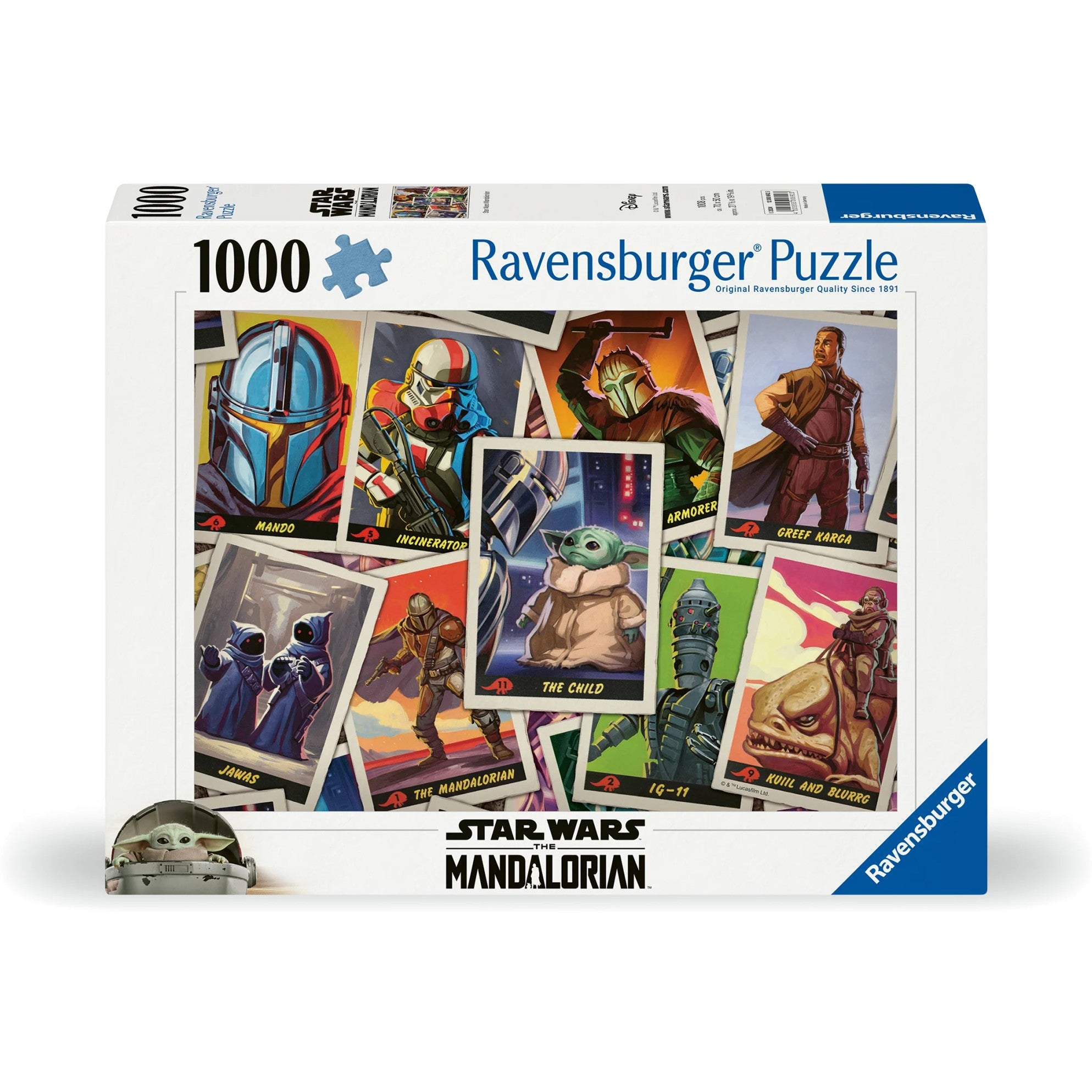 Ravensburger - Star Wars The Mandalorian Collage Jigsaw Puzzle 1000 Pieces
