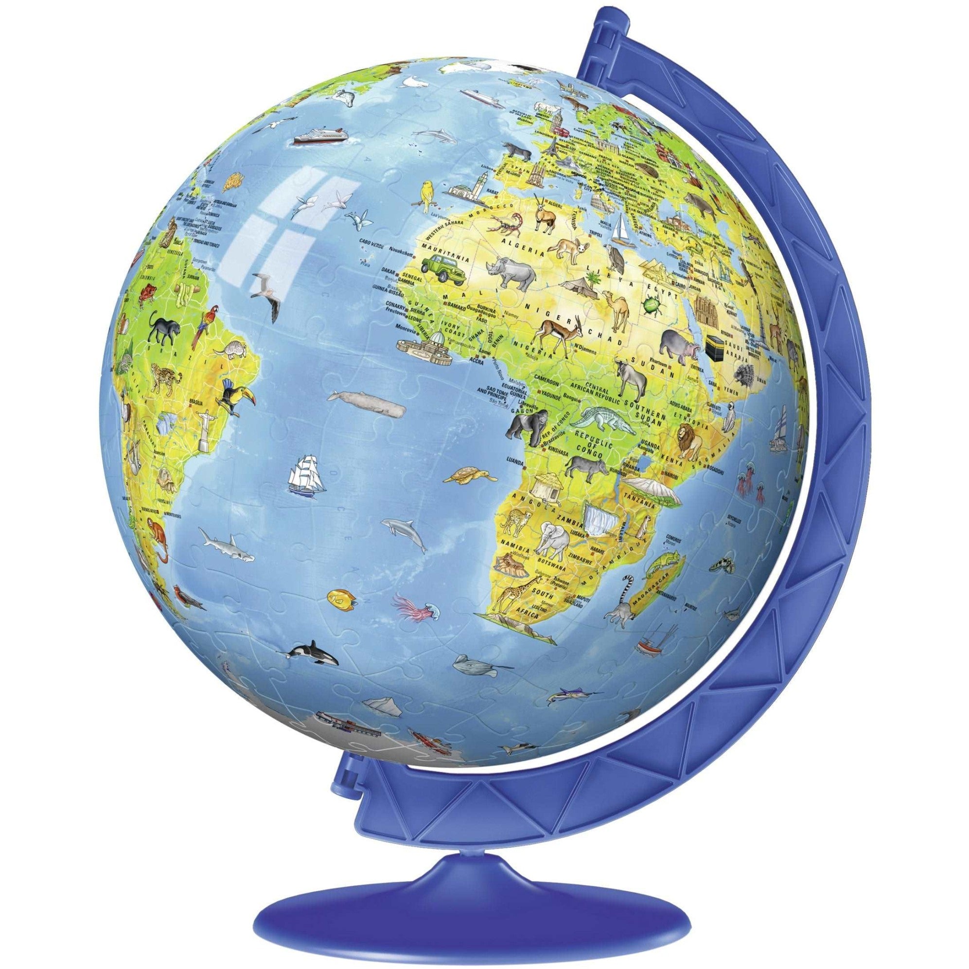 Ravensburger - 3D Puzzleball Childrens Globe Jigsaw Puzzle 180 Pieces