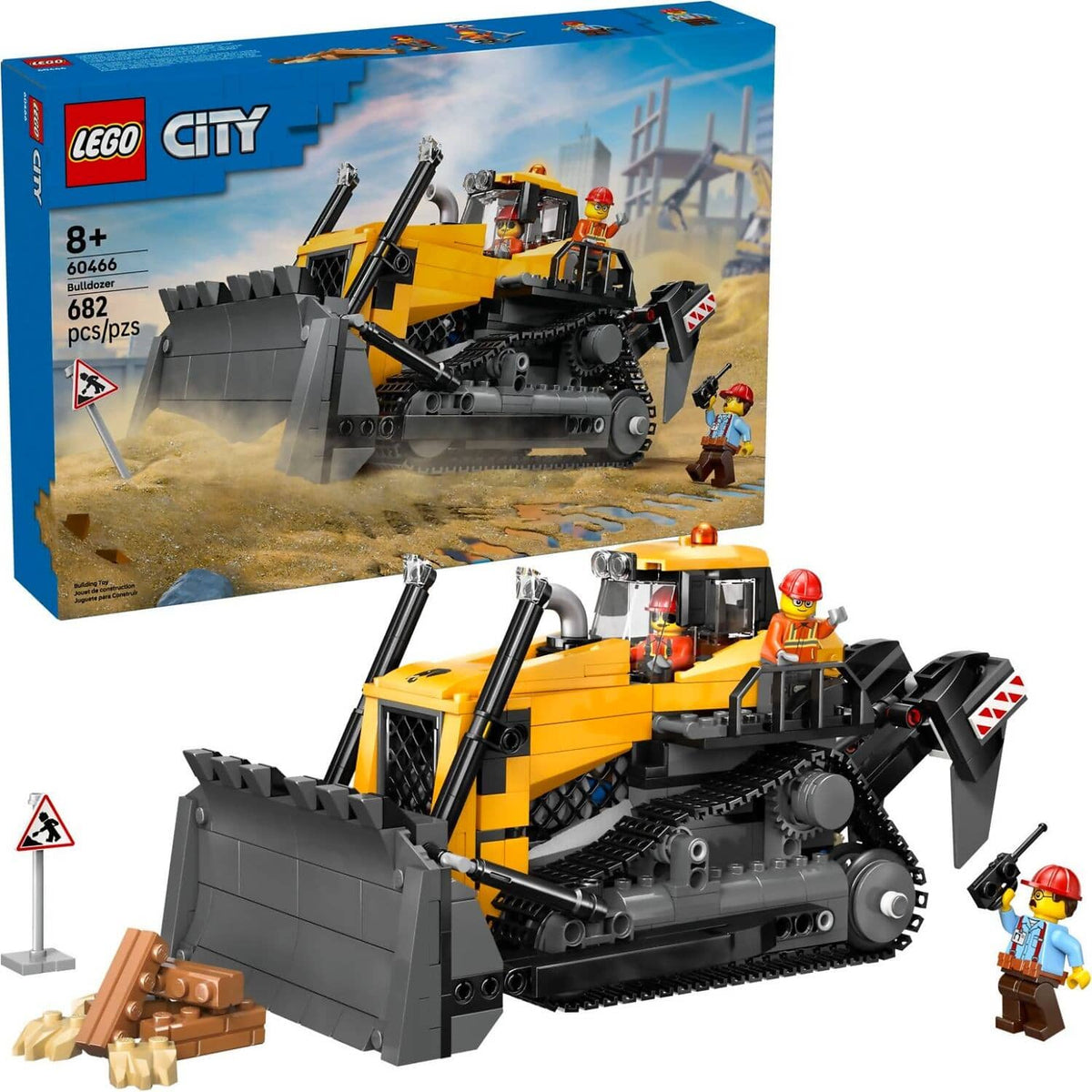 LEGO® 60466 Yellow Bulldozer - City