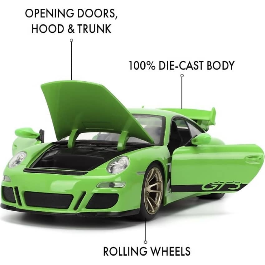 JADA TOYS - FAST & FURIOUS X - 2007 PORSCHE 911 GT3 1:24 SCALE DIECAST VEHICLE