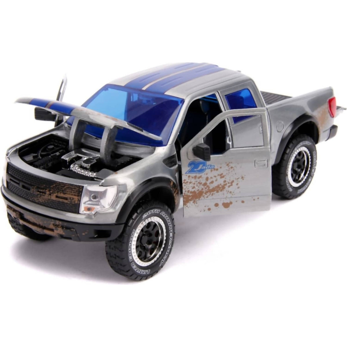 JADA TOYS - JUST TRUCKS 2011 FORD F-150 SVT RAPTOR OFF-ROAD PICKUP TRUCK 1:24 SCALE DIECAST VEHICLE