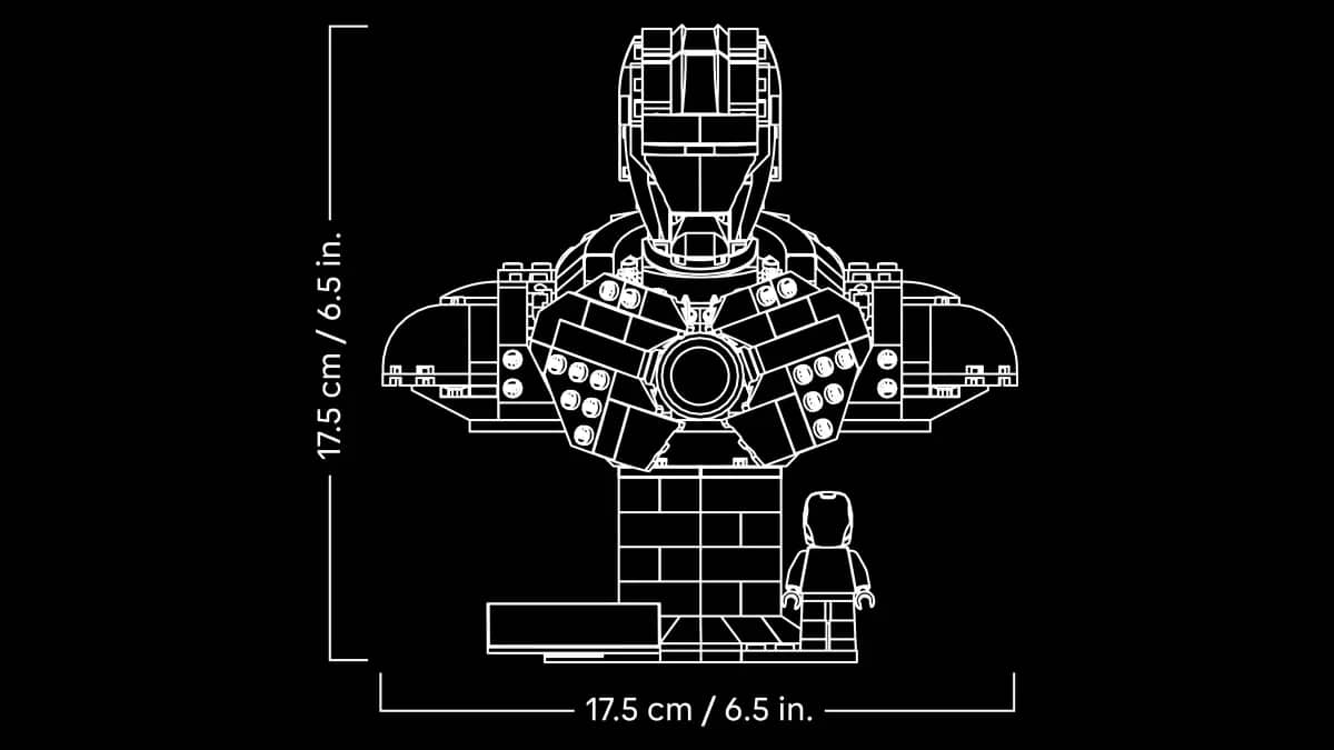 LEGO® 76327 Iron Man MK4 Bust - Marvel