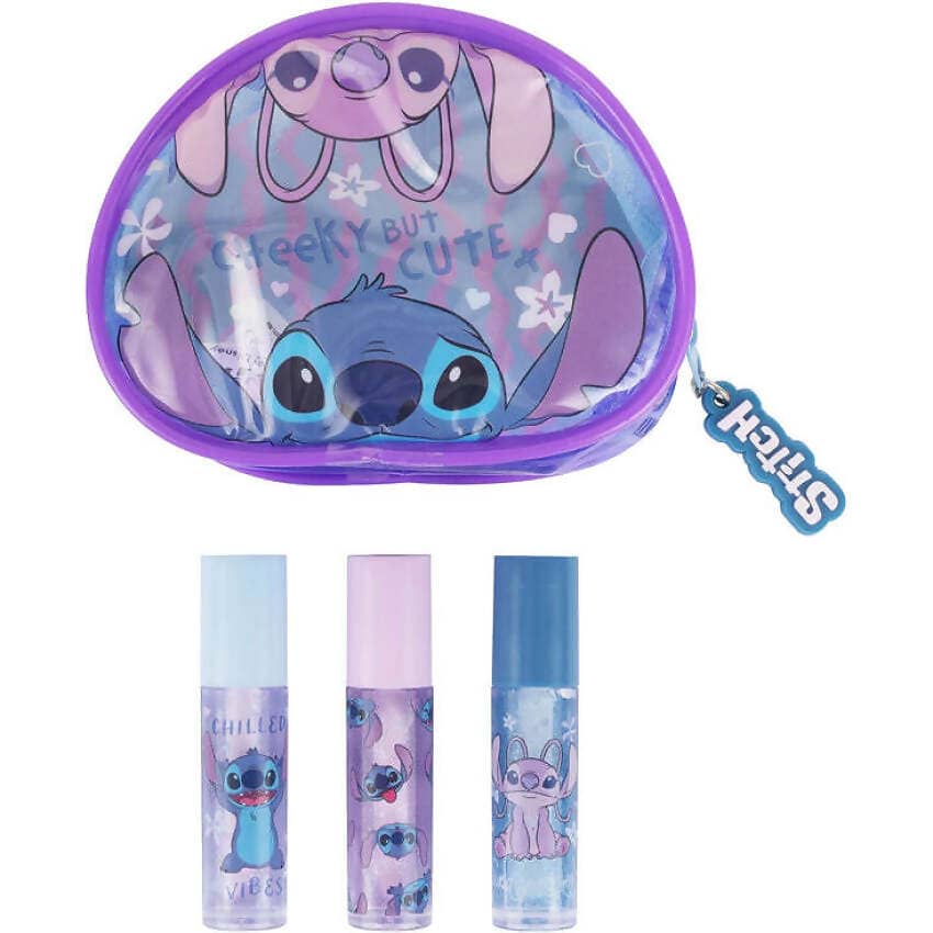 Disney - Stitch - 3 Pack  Lip Gloss & Purse Set