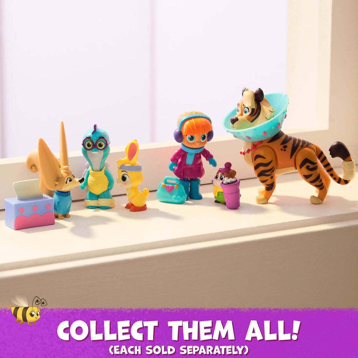 Vida The Vet - Vida & Kipp Cheerful Animal Check Up Pack Playset - Spin Master