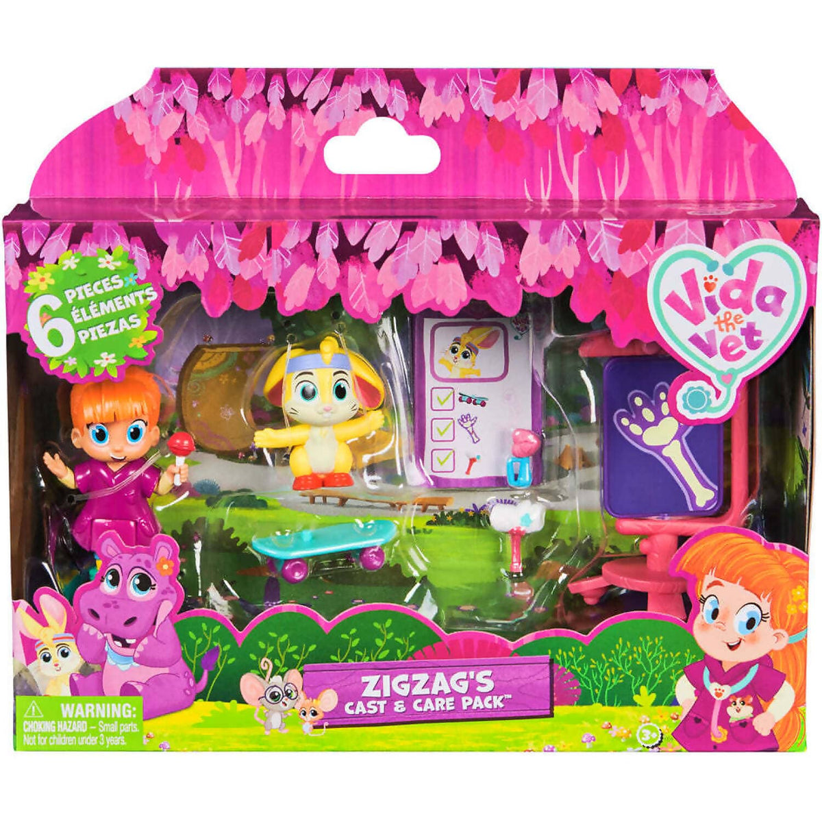 Vida The Vet - Vida & Zig Zag s Cast & Care Playset Pack - Spin Master