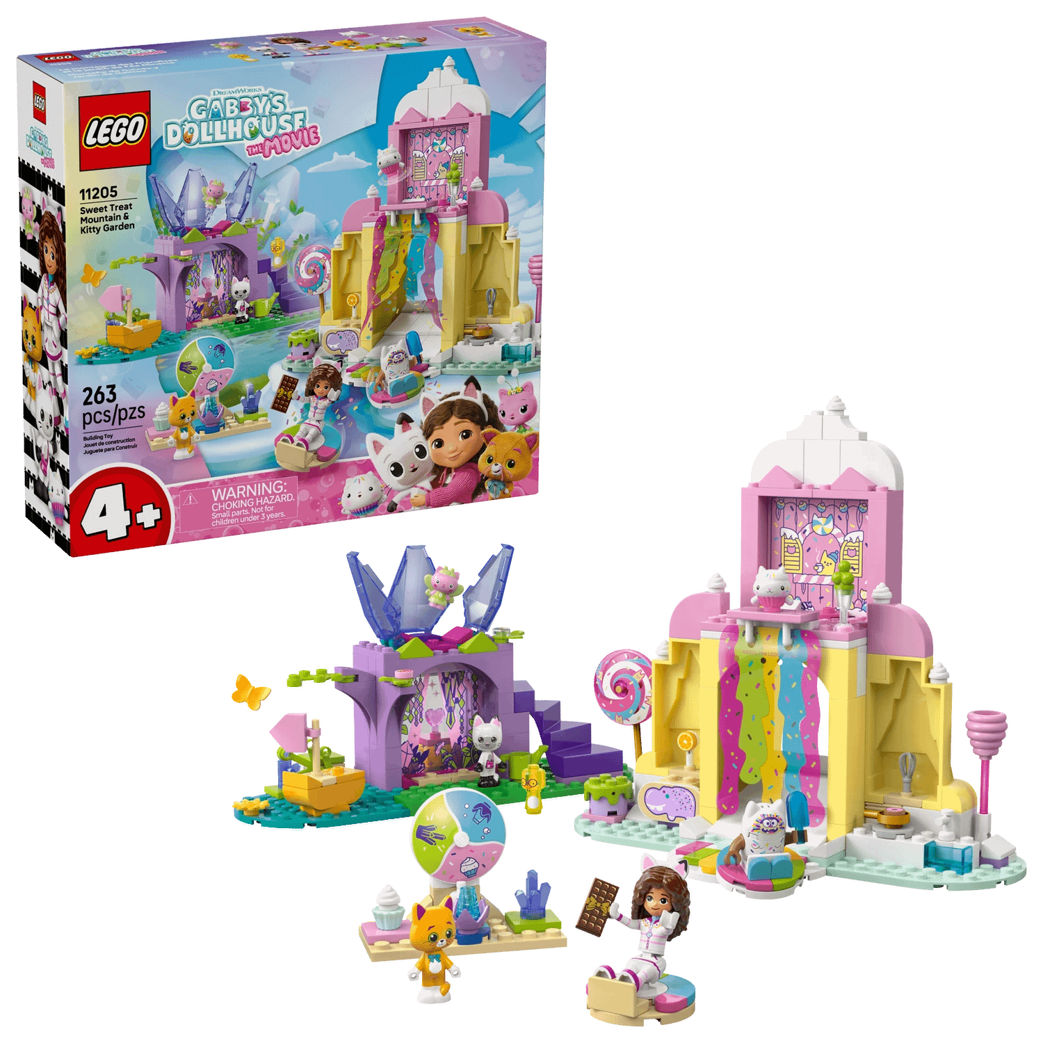 LEGO® 11205 Sweet Treat Mountain & Kitty Garden - Gabby's Dollhouse 4+