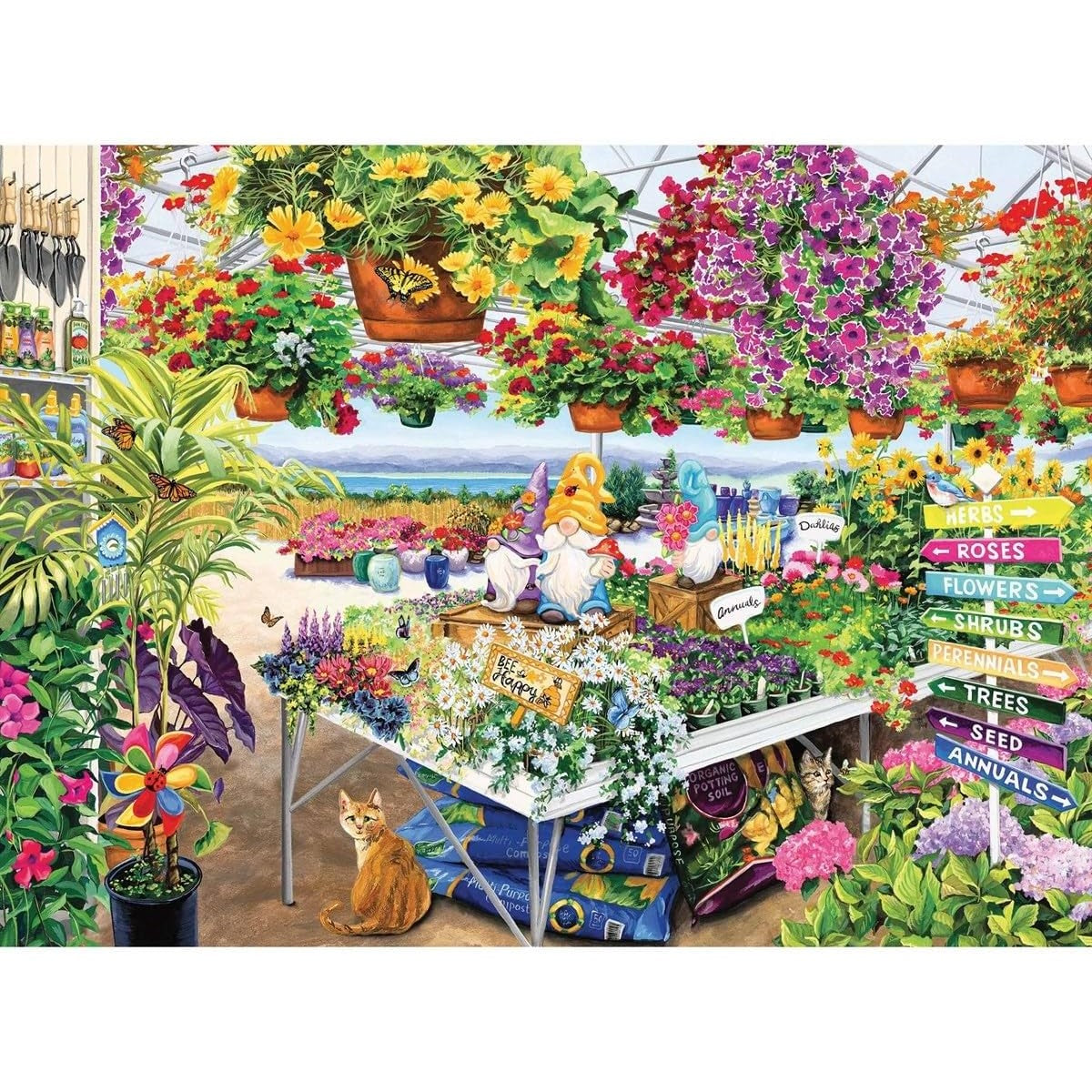 Ravensburger - Glorious Garden Centre Jigsaw Puzzle 500 Pieces