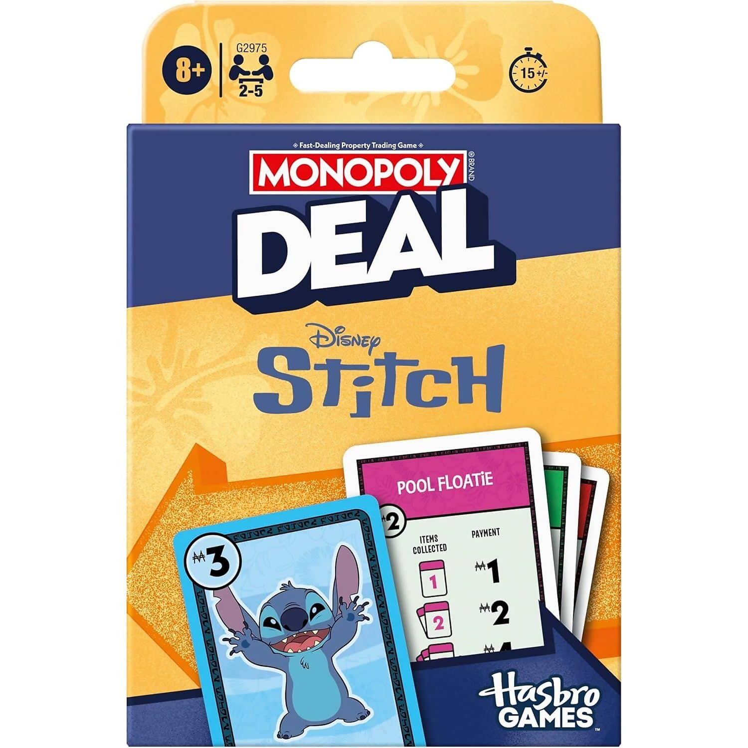 Monopoly - Deal - Disney Stitch Edition Card Game - Hasbro