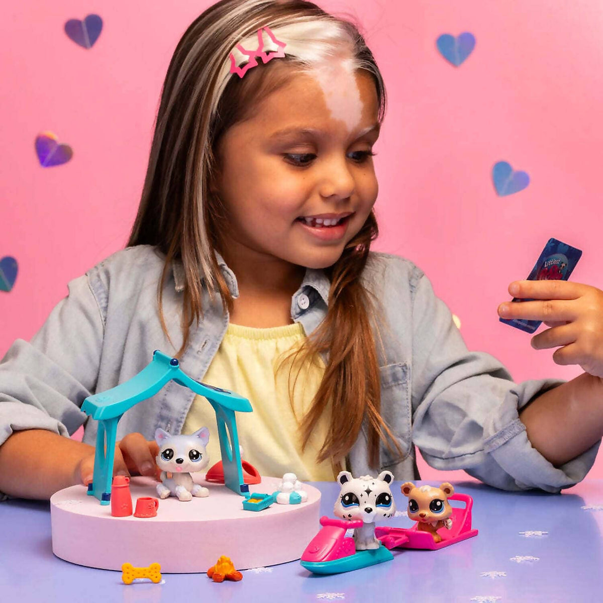 Littlest Pet Shop - Snowy Day 3 Pack  Playset