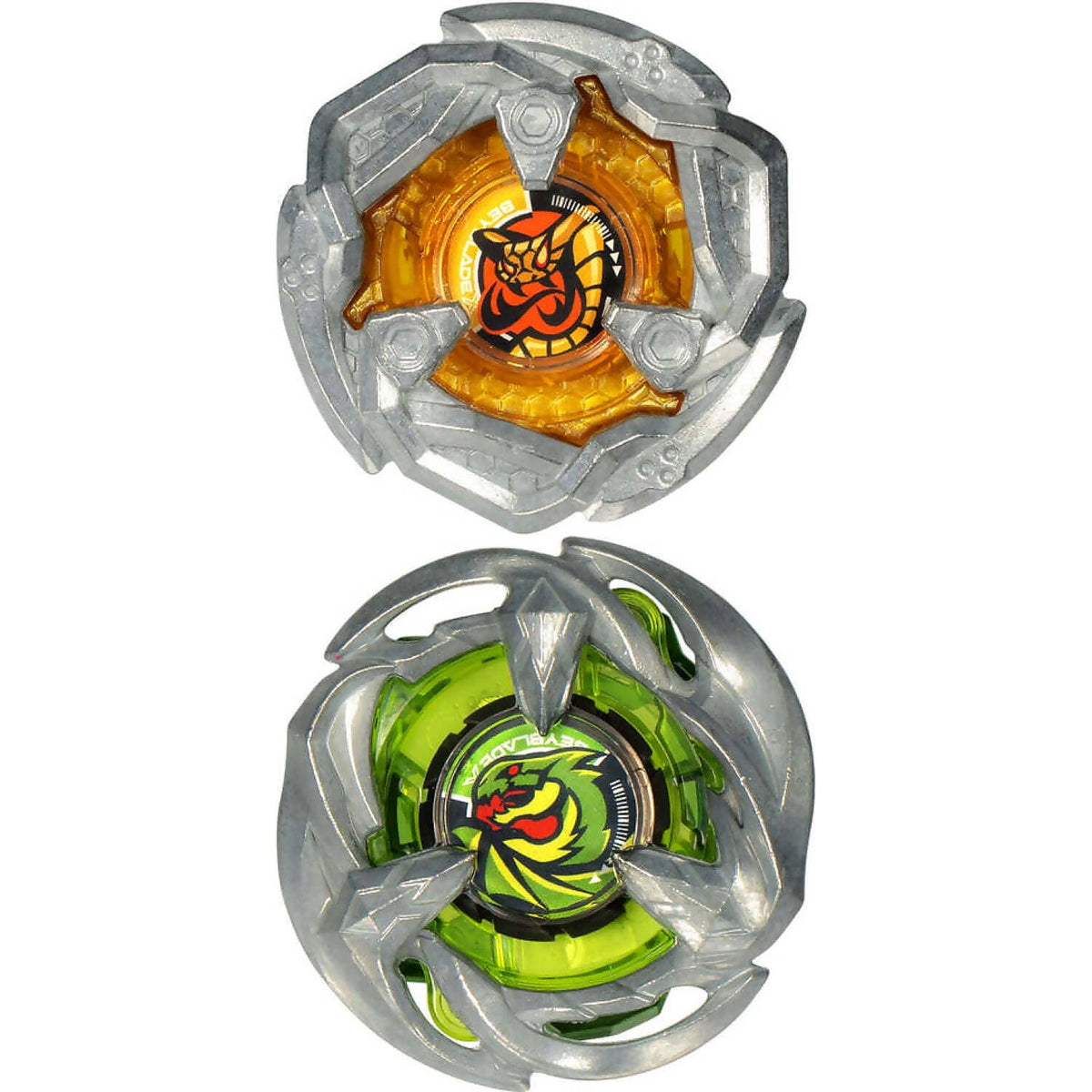 BEYBLADE X - Gale Wyvern 5-80GB and Tail Viper 3-80HN Top Dual Pack Set