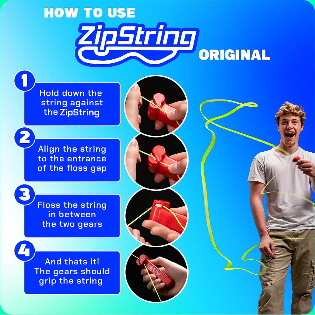 Zipstring - Original Rock'n It Red