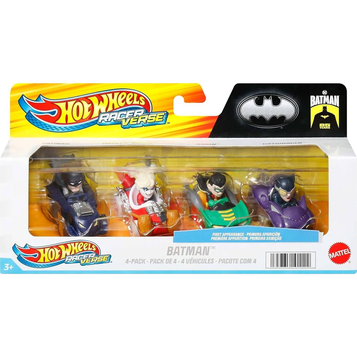 Hot Wheels - RacerVerse Batman 4 Pack  - Mattel
