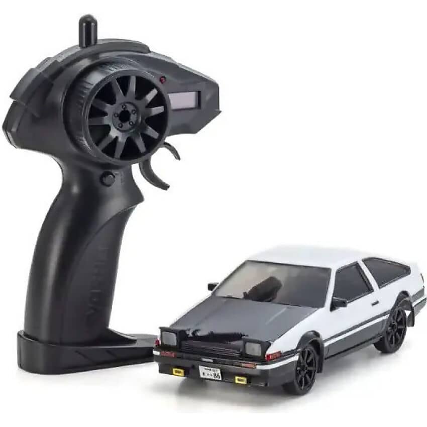 KYOSHO - FIRST MINI-Z TOYOTA SPRINTER TRUENO AE86 WHITE & BLACK - REMOTE CONTROL CAR