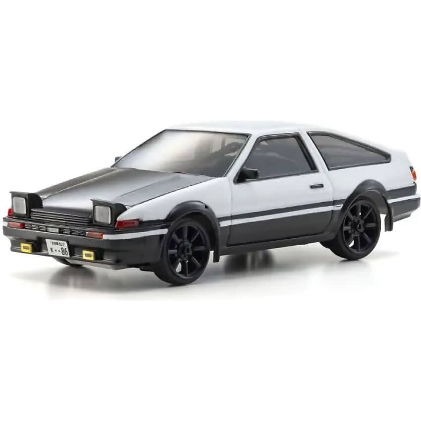 KYOSHO - FIRST MINI-Z TOYOTA SPRINTER TRUENO AE86 WHITE & BLACK - REMOTE CONTROL CAR