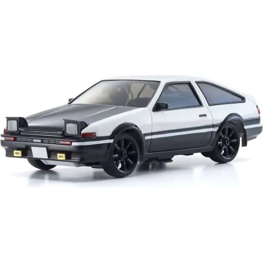KYOSHO - FIRST MINI-Z INITIAL D TOYOTA SPRINTER TRUENO AE86 CARBON WHITE & BLACK