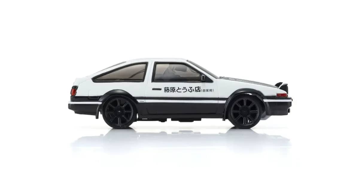 KYOSHO - FIRST MINI-Z INITIAL D TOYOTA SPRINTER TRUENO AE86 CARBON WHITE & BLACK