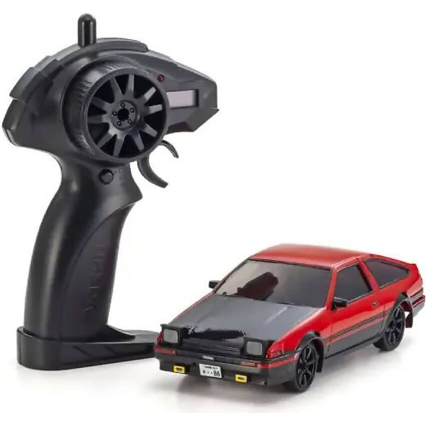 KYOSHO - FIRST MINI-Z TOYOTA SPRINTER TRUENO AE86 RED & BLACK - REMOTE CONTROL CAR