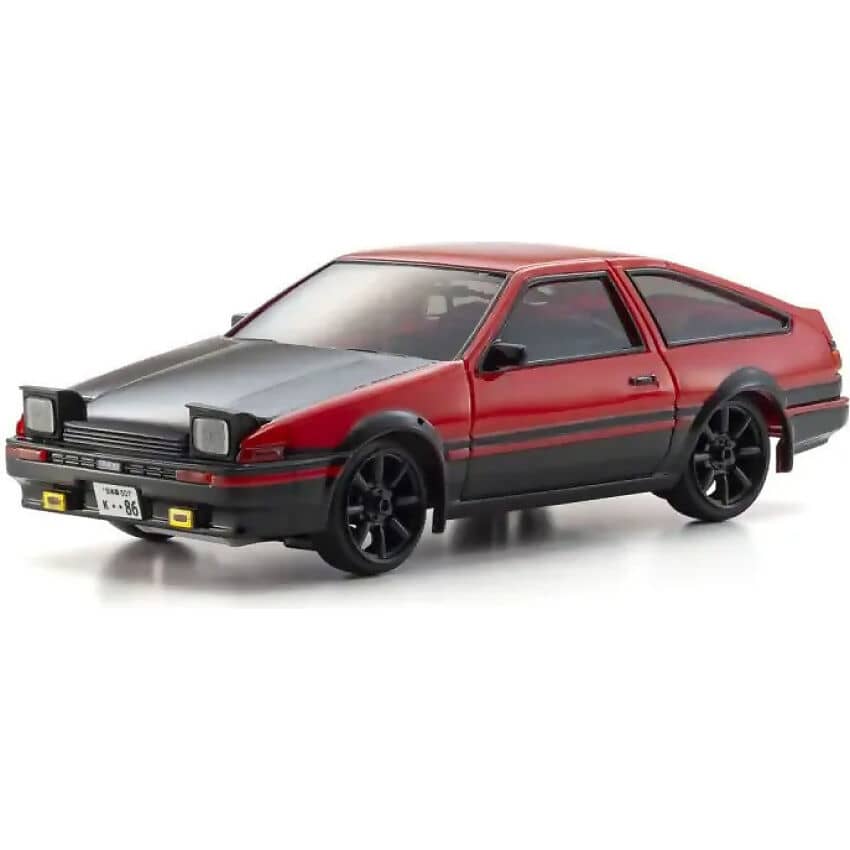 KYOSHO - FIRST MINI-Z TOYOTA SPRINTER TRUENO AE86 RED & BLACK - REMOTE CONTROL CAR