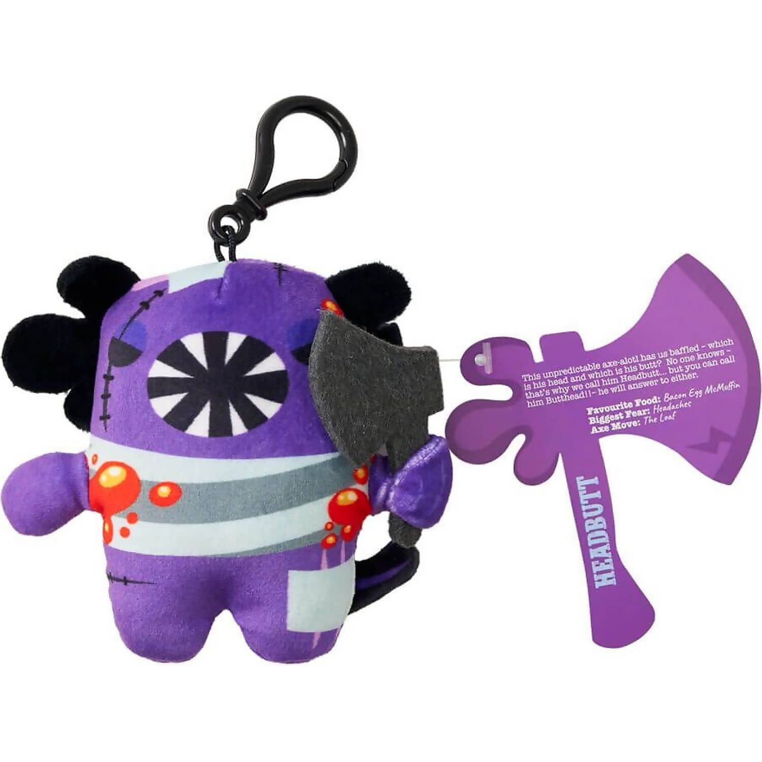 Kreepy Collectibles - Series 1 Edition Axe-Alotls Mystery Blind Bag Surprise Plush - 10cm Plush Clip-On - Jasnor
