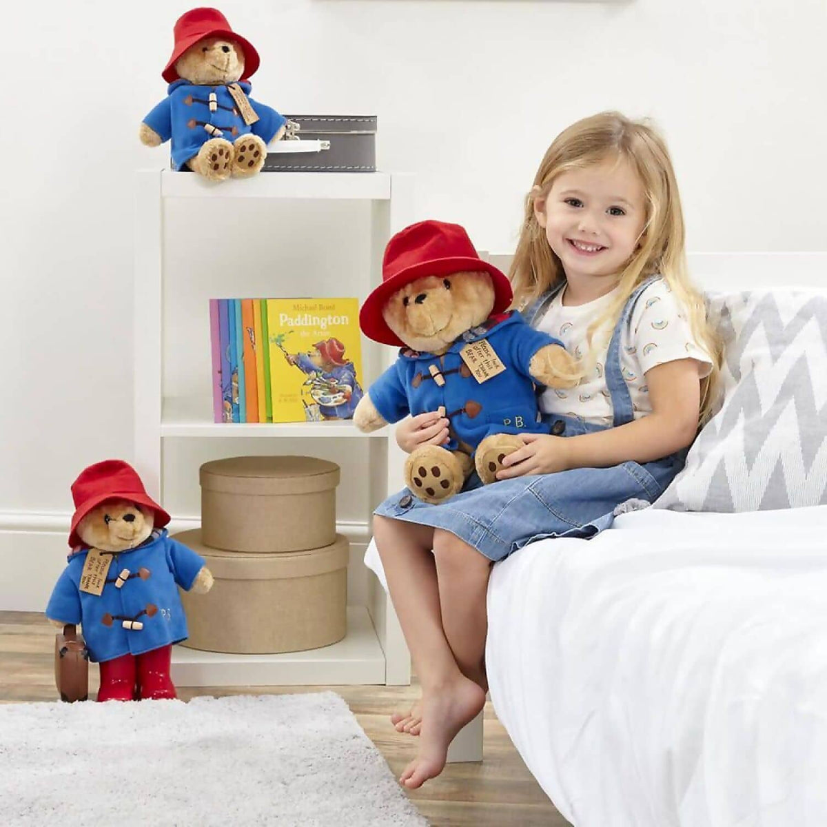 Paddington Bear - Paddington Sitting Soft Toy - Large 30cm Plush - Jasnor