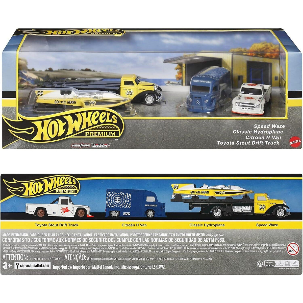 Hot Wheels - Premium Collector Set - Vintage Race Team - Mattel