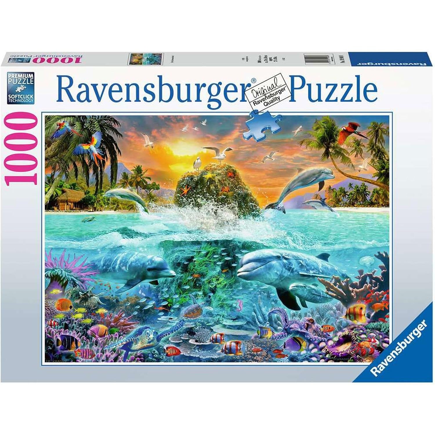 Ravensburger - Underwater Island Jigsaw Puzzle 1000 Pieces