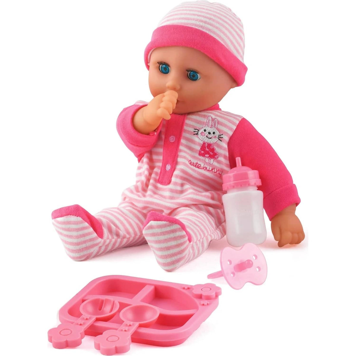 DollsWorld - Talking Tilly Baby Doll & Accessories - Soft Bodied Doll 30cm