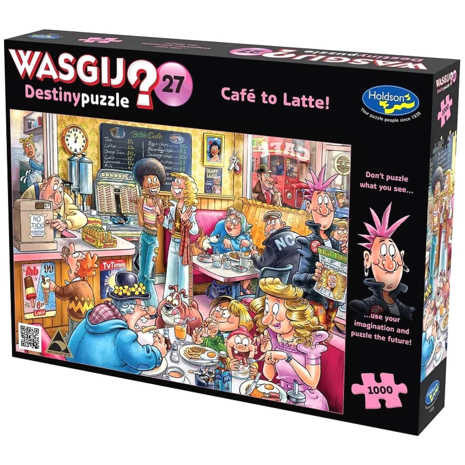 WASGIJ? - Destiny 27 Cafe to Latte! Holdson Jigsaw Puzzle 1000 Pieces