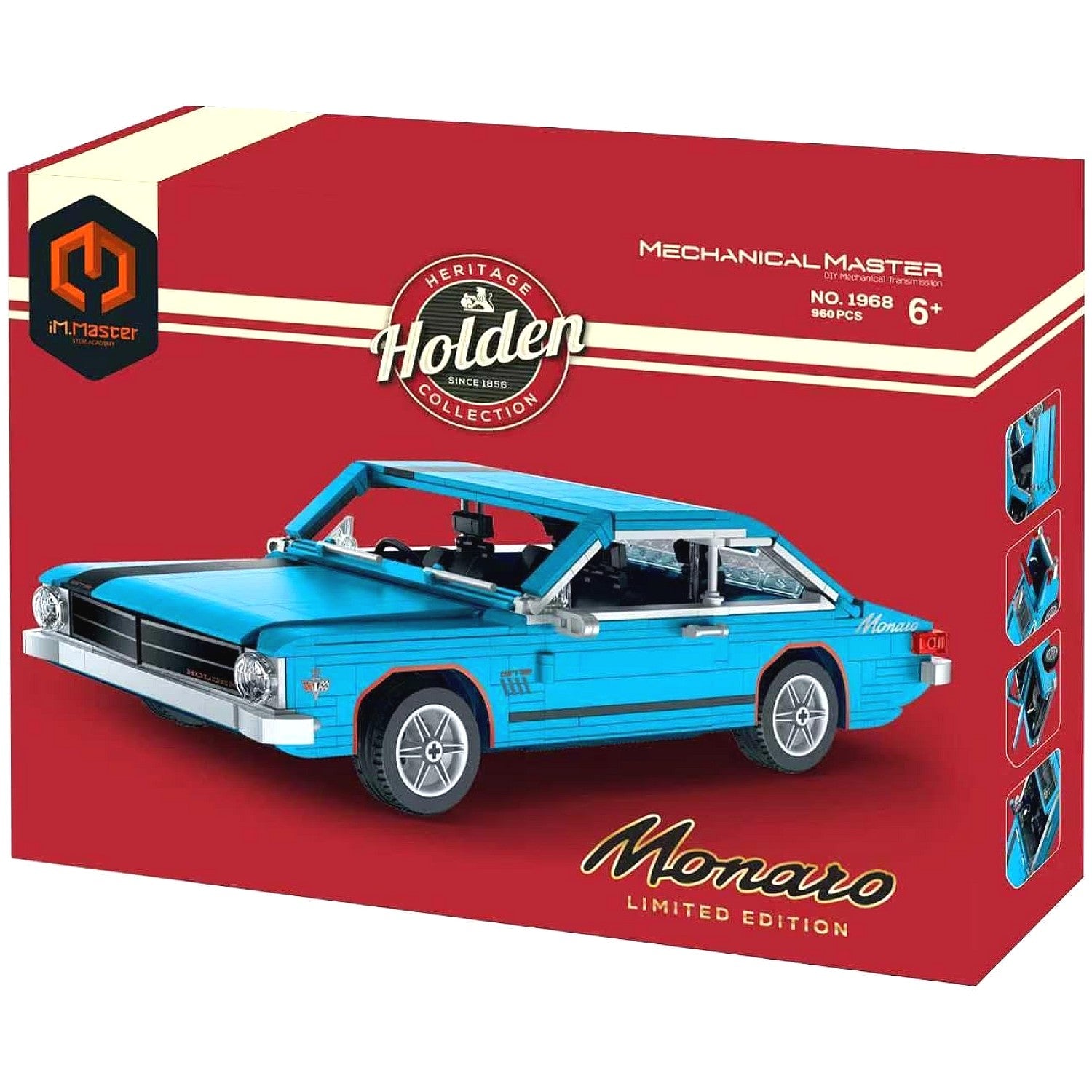 iM.Master - Limited Edition 1968 Holden Monaro HK Kit 960 Piece Building Block Set