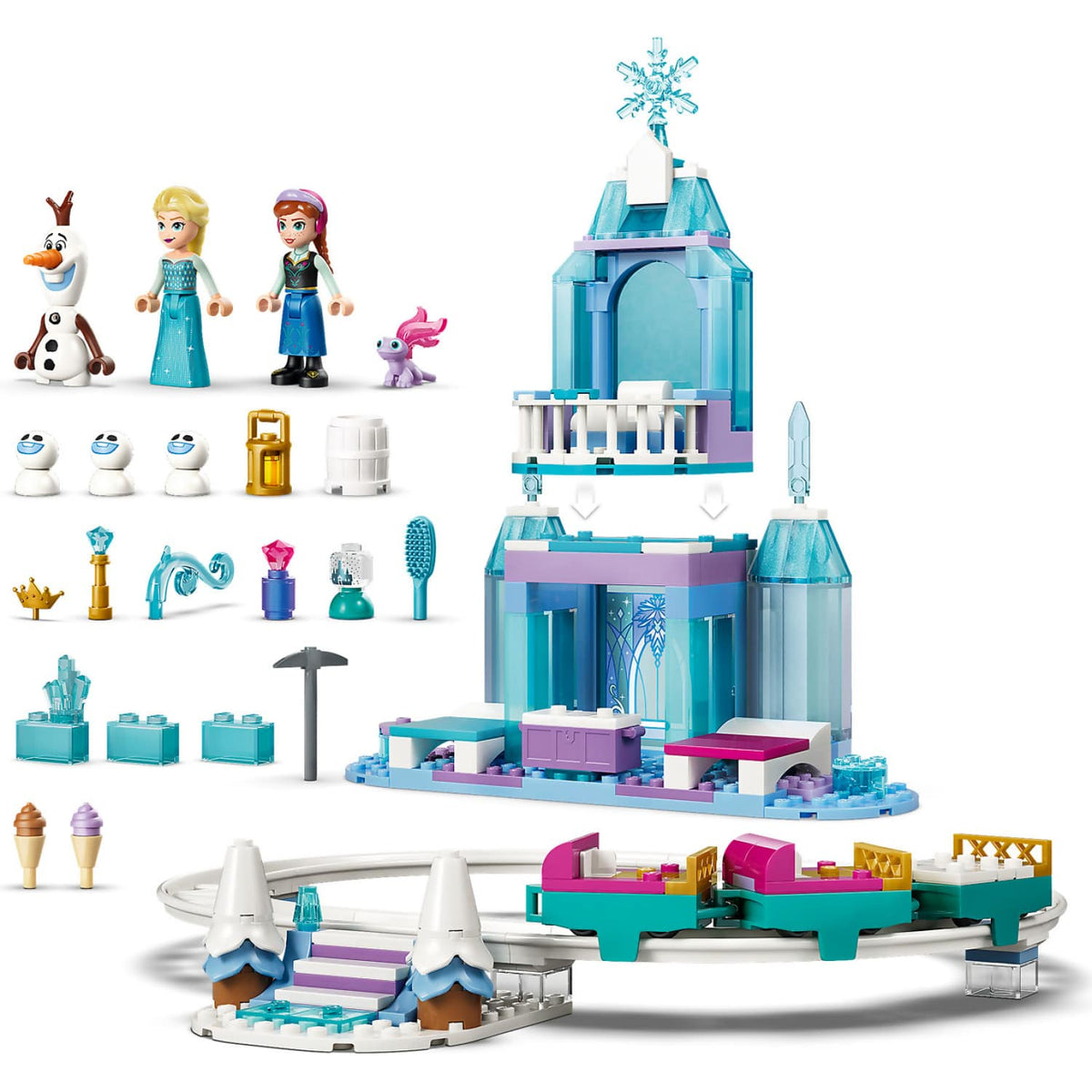 LEGO® 43281 Elsa's Ice Castle & Snow Ride Adventure - Disney 4+