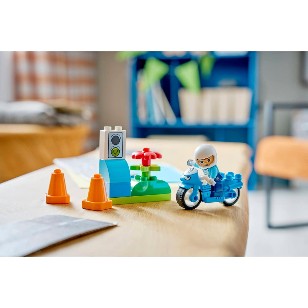 LEGO® 10471 Blue Police Motorcycle -  DUPLO®