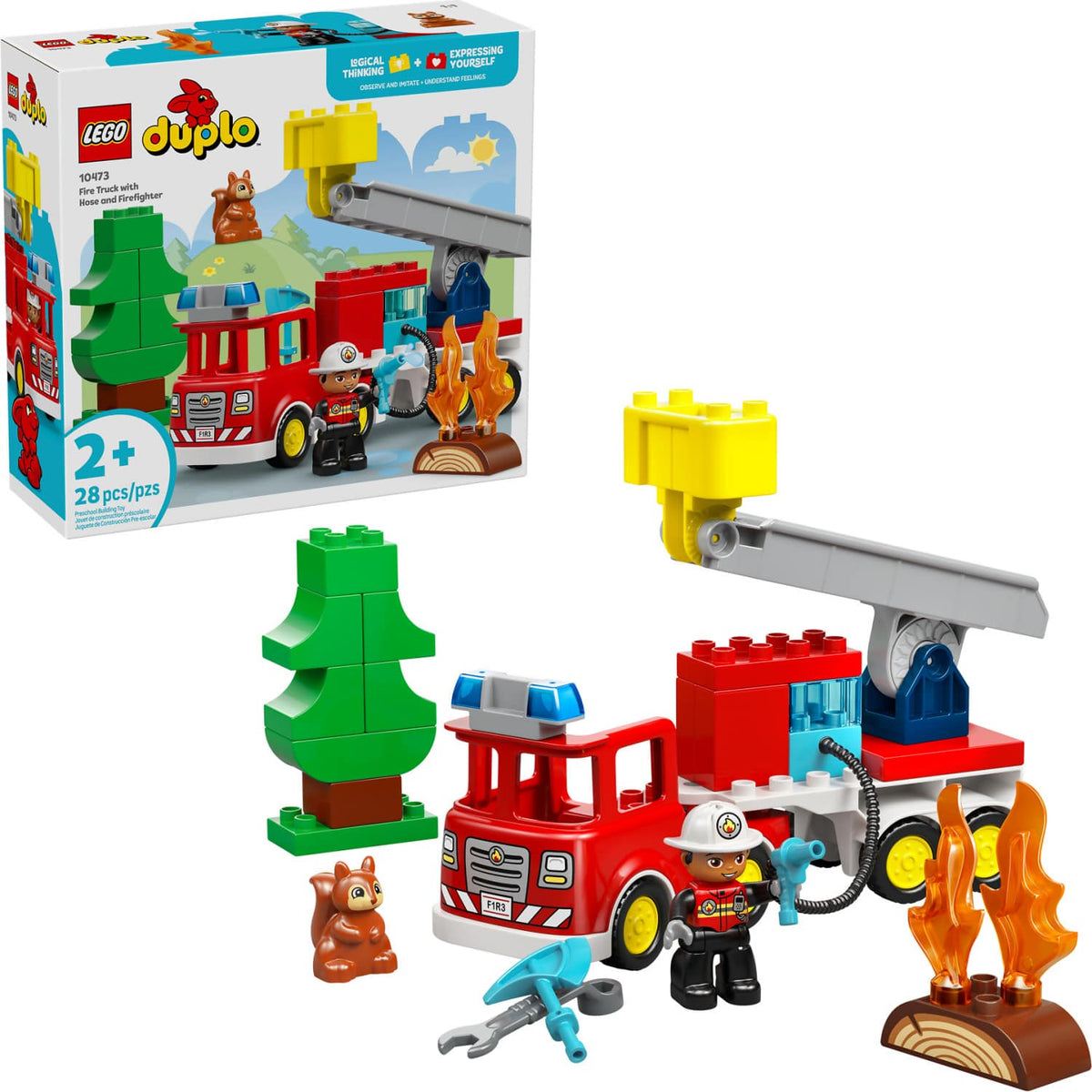 LEGO® 10473 Fire Truck with Hose and Firefighter -  DUPLO®